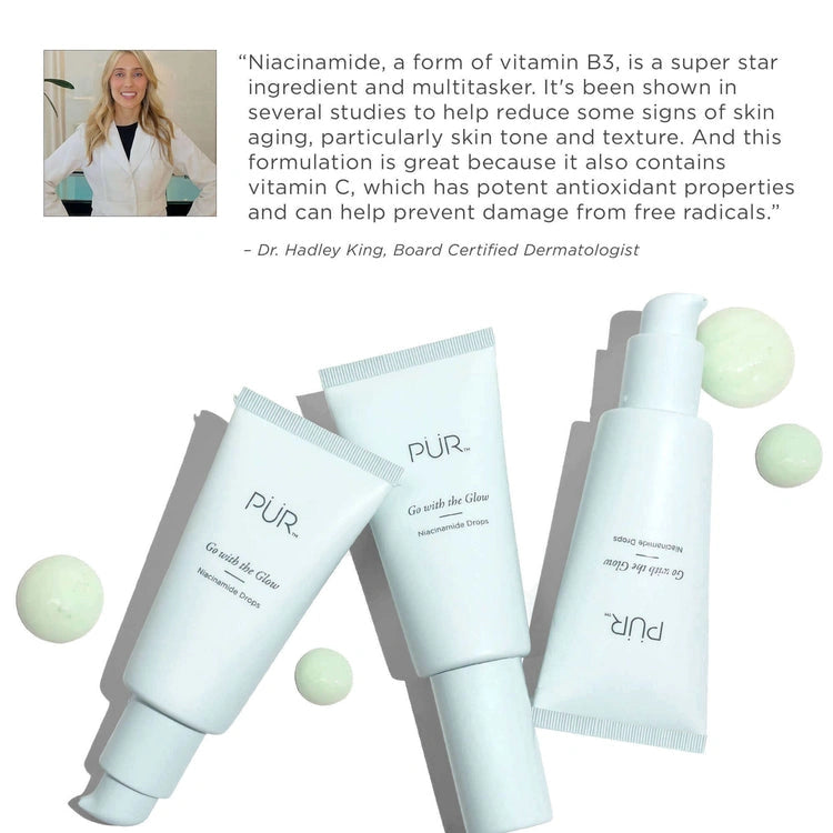 PUR Go with the Glow Niacinamide Drops 30ml