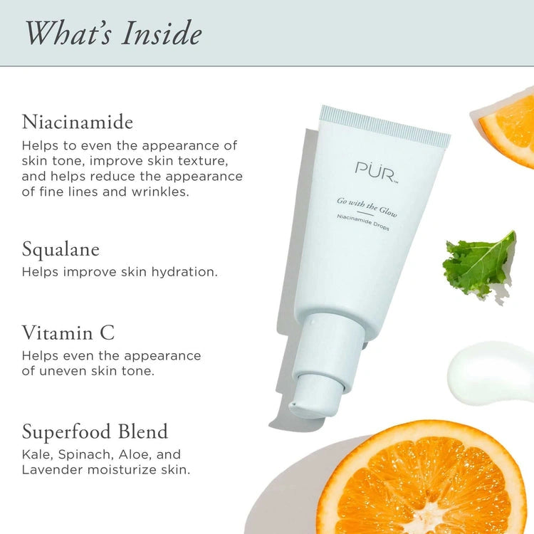 PUR Go with the Glow Niacinamide Drops 30ml