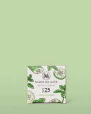 Thank Me Later Natural Lip Balm SPF25 Mint Cucumber 10g