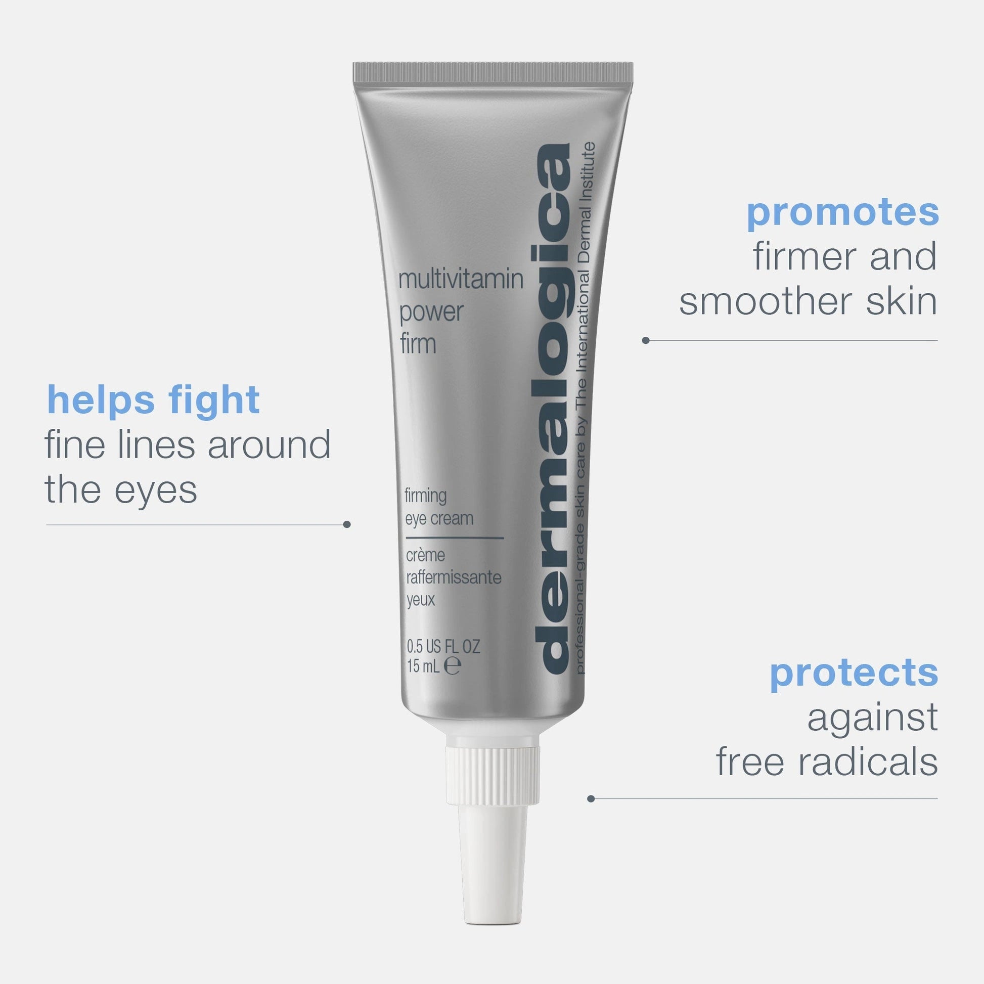 Dermalogica MultiVitamin Power Firm 30ml anti-aging oogcrème voor strakkere huid en vermindering van fijne lijntjes.