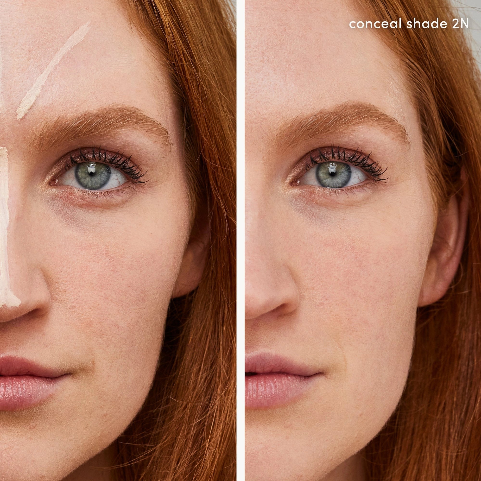 Jane Iredale PureMatch Liquid Concealer 2N Fair 5ml aangebracht op de huid voor een natuurlijke uitstraling en perfecte dekking.