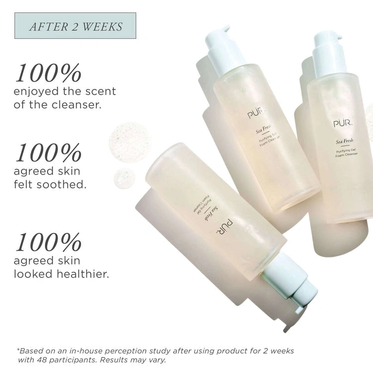 PUR Sea Fresh Purifying Gel Foam Cleanser 150ml